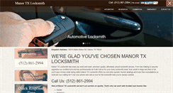 Desktop Screenshot of manortxlocksmith.com