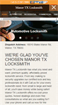 Mobile Screenshot of manortxlocksmith.com